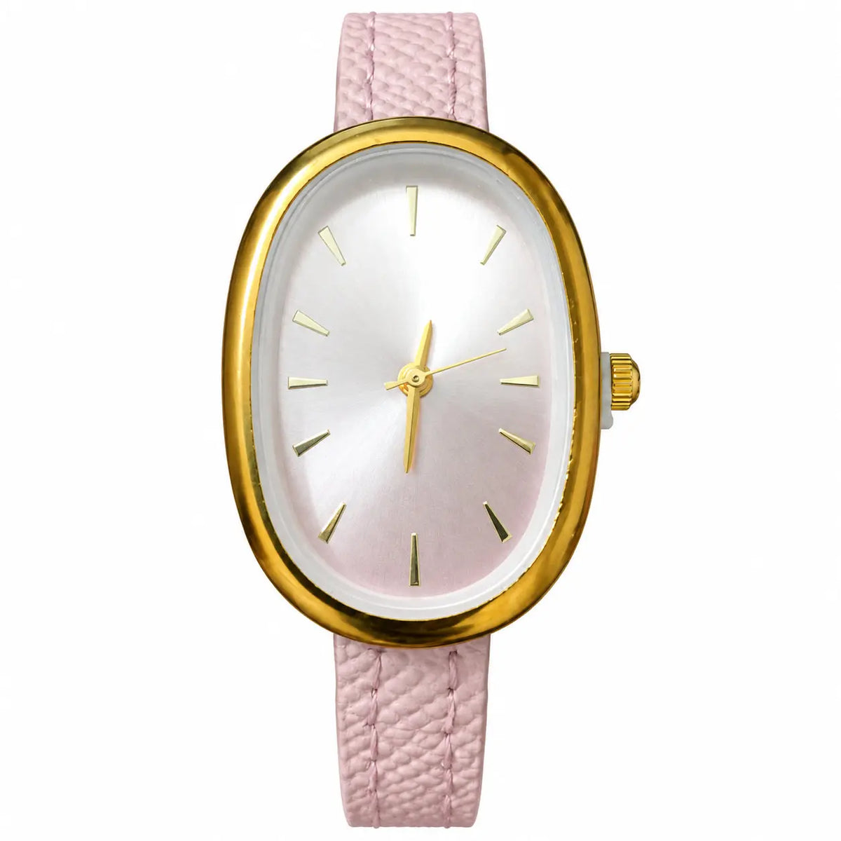 Women’s Minimalist Oval Dial Strap Watch