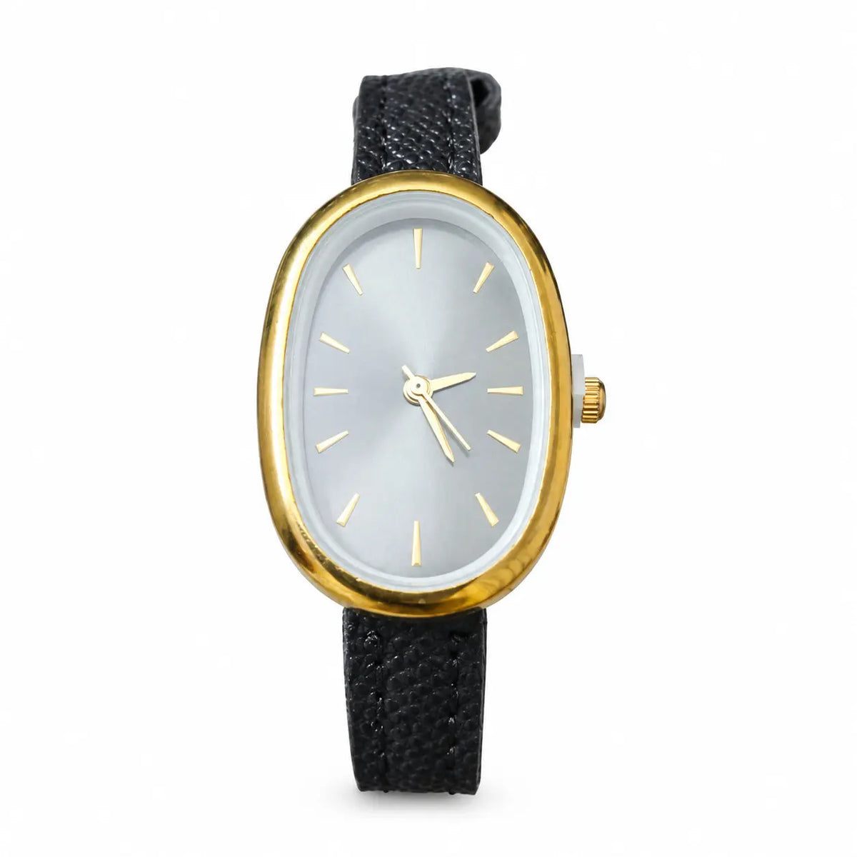 Women’s Minimalist Oval Dial Strap Watch