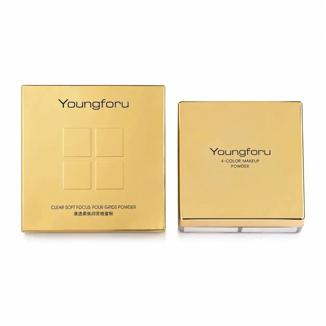 Youngforu Clear Soft Focus Four Grids Powder