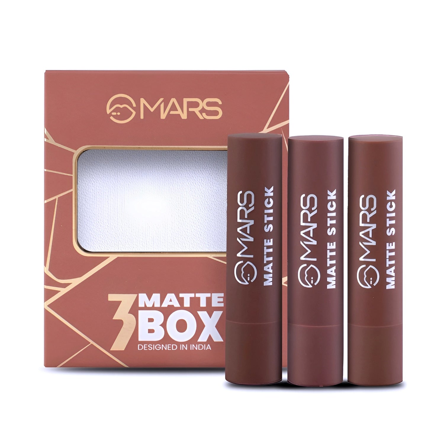 Matte Lipsticks Box | Set of 3 browns