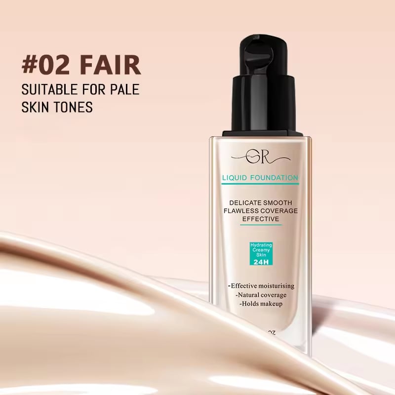 GR Liquid Foundation - Hydrating Full Coverage Foundation (35ml)