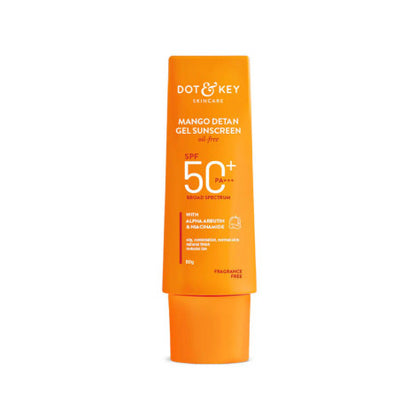 Dot &amp; Key Mango + Detan Gel Sunscreen (Oil Free), SPF 50+ PA+++ 80g