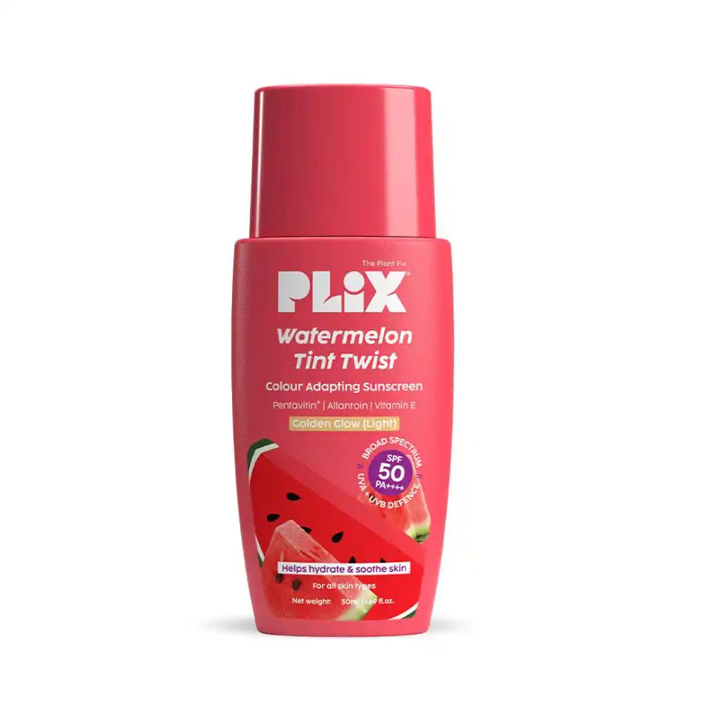 Plix Watermelon Tint Twist Colour Adapting Sunscreen SPF 50++++